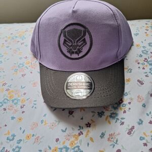 Purple and Black Snapback Hat